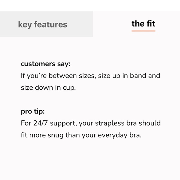 Lively no wire strapless bra 36B in toasted almond nude beige - Picture 10 of 11